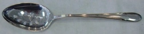 Towle Symphony Sterling Silver 9-Hole Slotted Serving Spoon 8 5/8 in: Towle Symphony Sterling Silver 9-Hole Slotted Serving Spoon 8 5/8 in Enhance your dining experience with this Symphony by Towle Sterling Silver Pierced Serving Spoon. This elegant slotted spoon featur