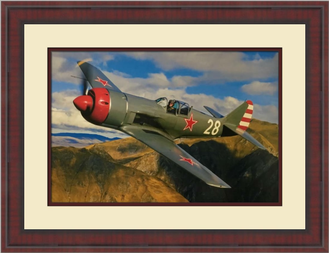 LAVOCKIN La-9 Aviation print (Licensed Reprint) by Philip Makanna Custom Framed Art (1 of 2)