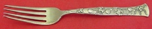 Tiffany & Co. Vine Sterling Silver Junior Fork with Gourd 6 3/8": Tiffany & Co. Vine Sterling Silver Junior Fork with Gourd 6 3/8" This exquisite junior fork from the Vine pattern by Tiffany & Co. is crafted from high-quality sterling silver, dating back to the peri