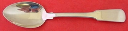 Watson Colonial Fiddle Sterling Silver Teaspoon 6 Vintage Spoon (1 of 2)