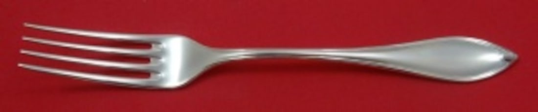 Robbe and Berking Navette sterling silver dessert fork 7 1/4 Germany: Robbe and Berking Navette sterling silver dessert fork 7 1/4 Germany Sterling silver dessert fork in the Navette pattern by Robbe & Berking. Made in Germany, this piece is described as new, never used