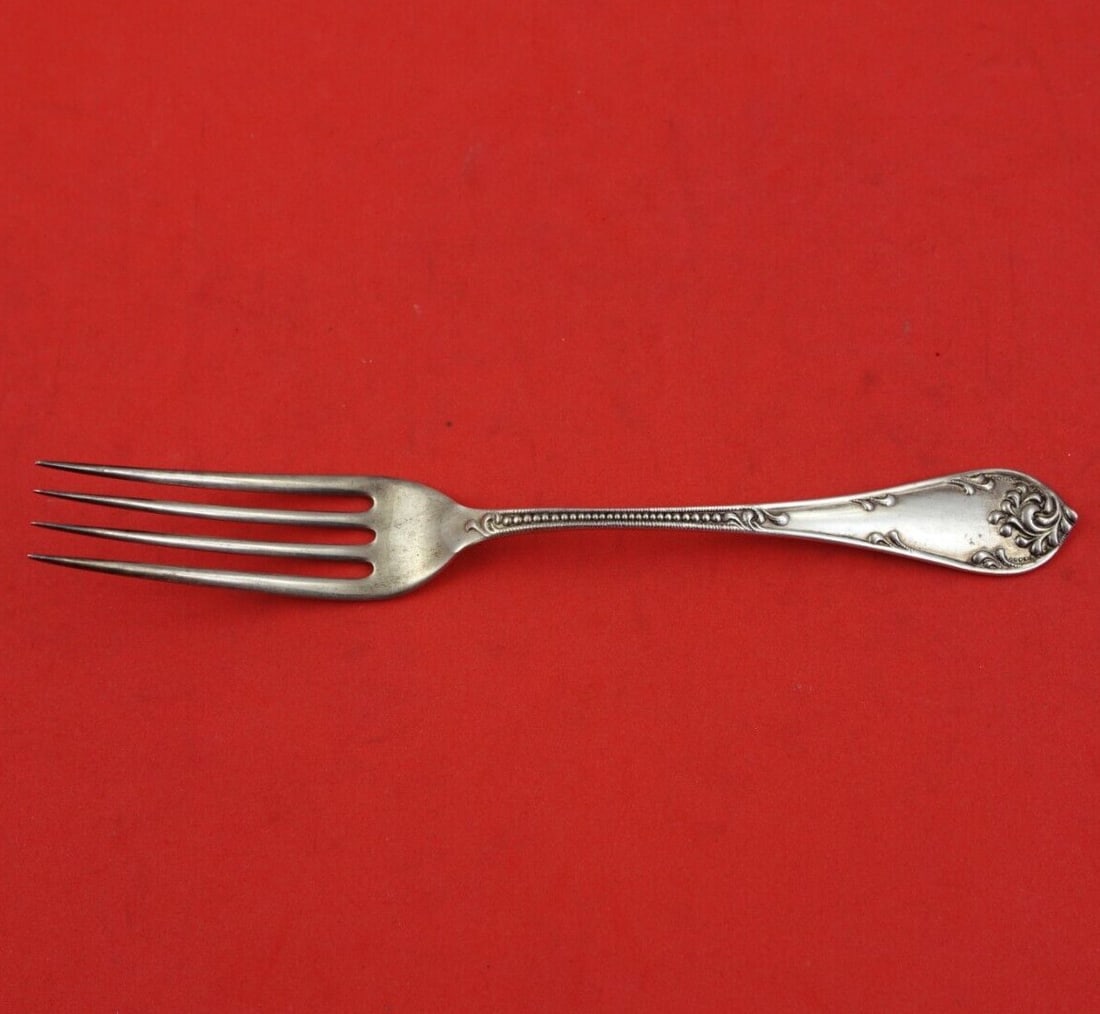 Towle Rustic Sterling Silver Dessert Fork 6 Inch Heirloom Silverware: Towle Rustic Sterling Silver Dessert Fork 6 Inch Heirloom Silverware This Rustic by Towle dessert fork is a stunning example of heirloom silverware, crafted from high-quality sterling silver. Measurin