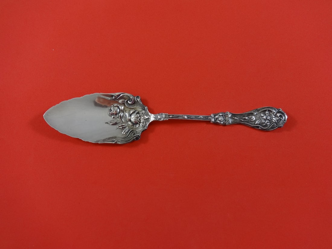 Glenrose Wm Rogers Silverplate Pie Server 9.5 Inch Flat Handle (1 of 2)