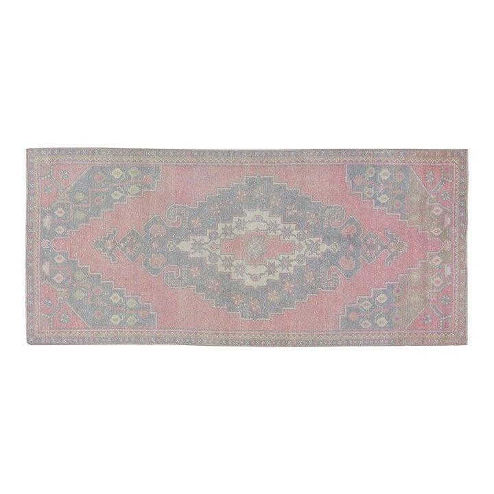 3'3" x 7'5" Anatolian Handmade Wool Area Rug Tan: 3'3" x 7'5" Anatolian Handmade Wool Area Rug Tan This vintage Turkish Anatolian rug is hand-knotted from wool using traditional techniques, showcasing timeless craftsmanship with a modern design sensi