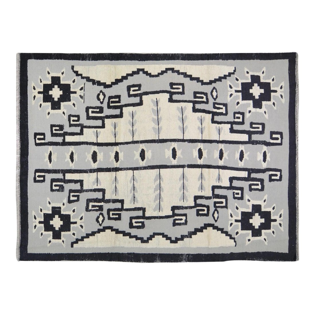 8' x 10'8" Beni Ourain Moroccan Wool Rug Hand Knotted Soft Texture: 8' x 10'8" Beni Ourain Moroccan Wool Rug Hand Knotted Soft Texture This vintage Moroccan Beni Ourain rug from the 1990s features a hand-knotted construction with natural colors and a contemporary styl