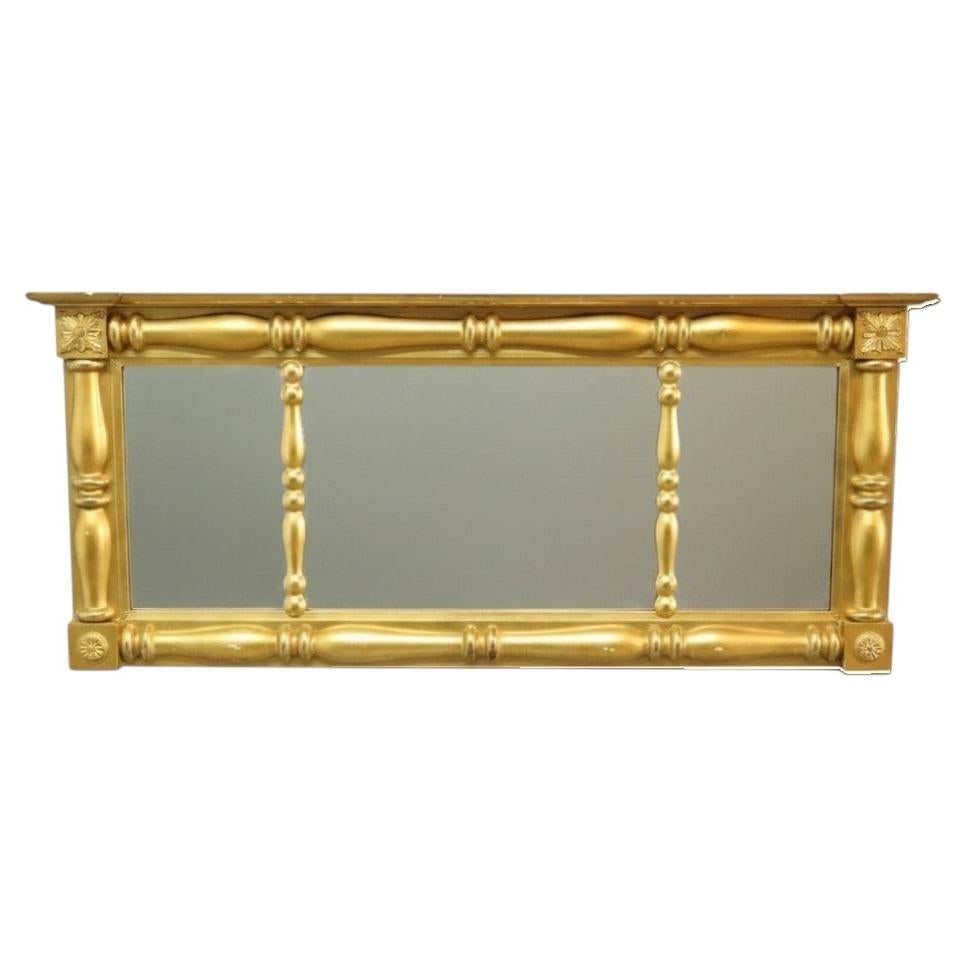 Giltwood American Empire Triptych Mirror c1840 (1 of 9)