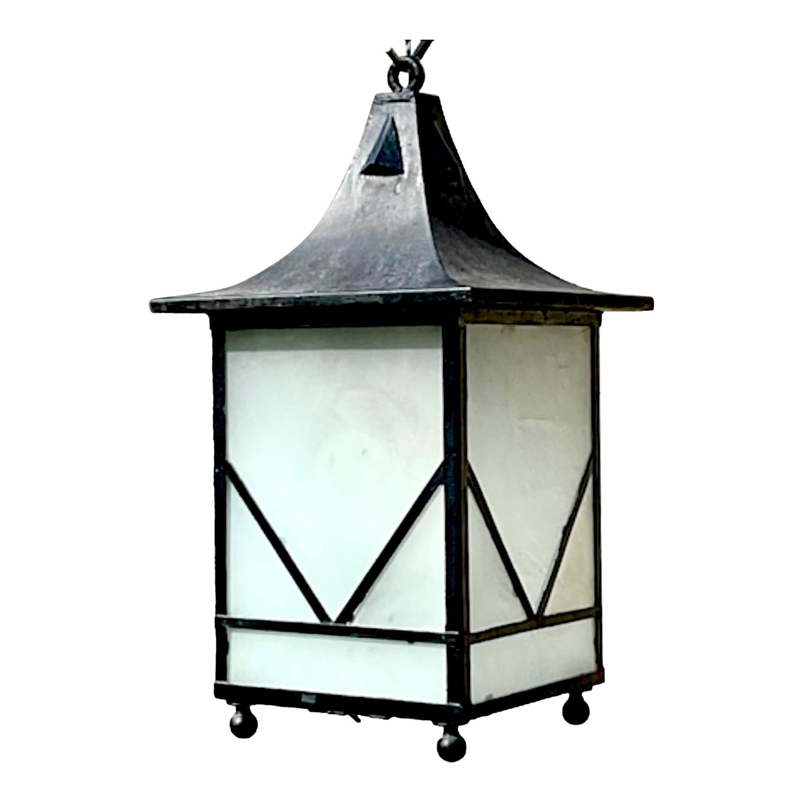 Vintage Boho Iron Lantern in Black 33.25 x 27.25 Classic American Style: Vintage Boho Iron Lantern in Black 33.25 x 27.25 Classic American Style Illuminate your space with the Vintage Boho Iron Lantern, a stunning blend of classic American design and rustic elegance. This 