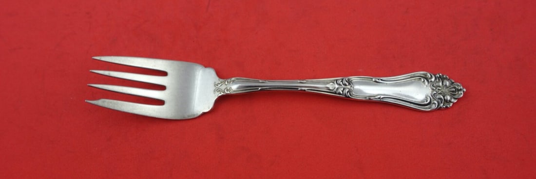 Amston Champlain Sterling Silver Salad Fork by Frank Whiting 6.5": Amston Champlain Sterling Silver Salad Fork by Frank Whiting 6.5" Discover the exquisite Champlain Salad Fork, crafted from high-quality sterling silver by Amston and designed by the renowned maker Fr