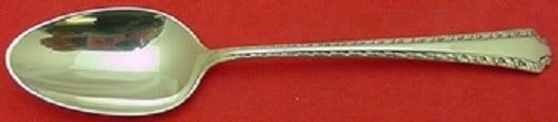 Wallace Larkspur Sterling Silver Teaspoon 6 Inch Vintage: Wallace Larkspur Sterling Silver Teaspoon 6 Inch Vintage This exquisite Larkspur pattern teaspoon by Wallace is made from high-quality sterling silver. Measuring 6 inches in length, this pre-owned spo