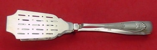 Gorham Chippendale Sterling Silver Asparagus Tongs Pierced Yolked 8 1/4 (1 of 1)