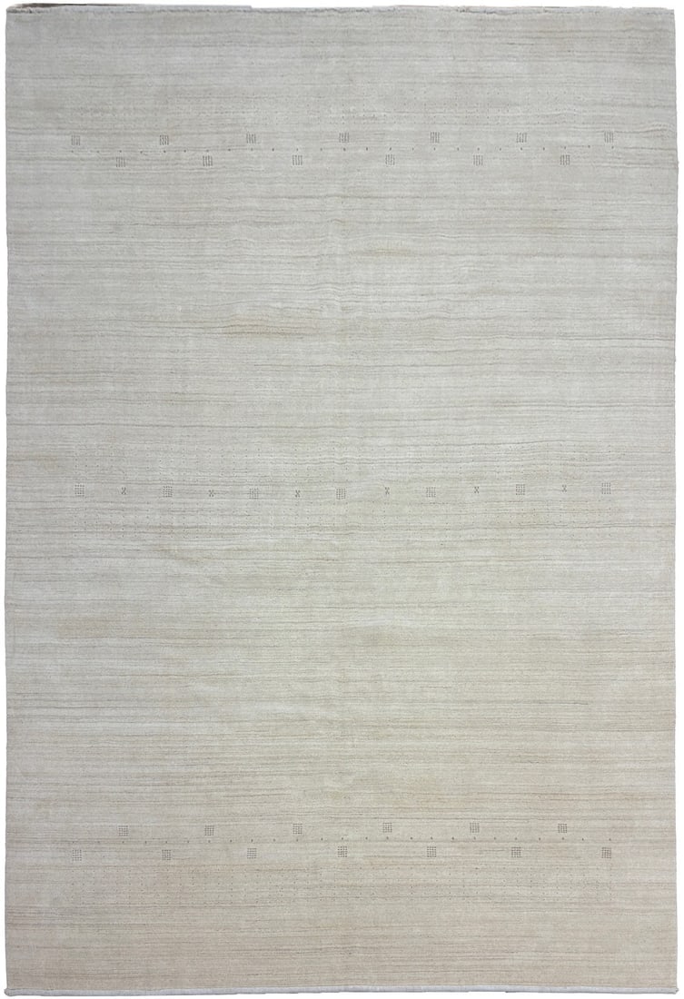 Ivory Hand Knotted Moroccan Geometric Wool Area Rug 12x15: Ivory Hand Knotted Moroccan Geometric Wool Area Rug 12x15 This oversized hand-knotted Moroccan-style vintage rug features a sophisticated geometric pattern in an elegant ivory and beige palette. Craft