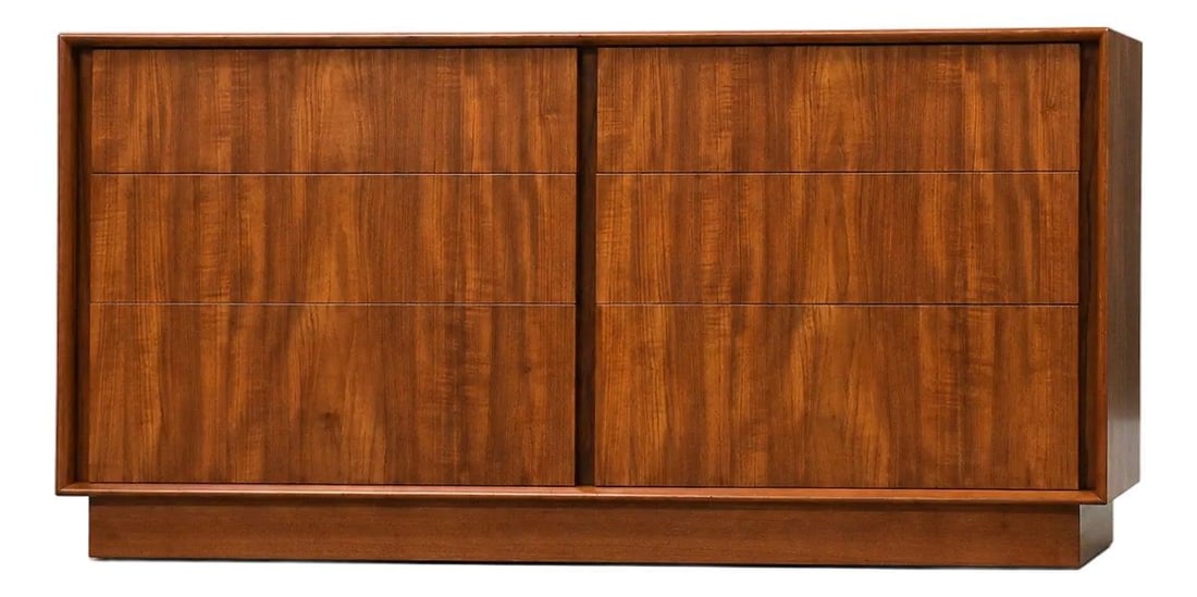 Danish Teak Six Drawer Dresser 64 Inch Wide: Danish Teak Six Drawer Dresser 64 Inch Wide This Danish mid-century modern dresser features a sleek design crafted from teak wood. It offers six spacious drawers for ample storage and showcases the cl