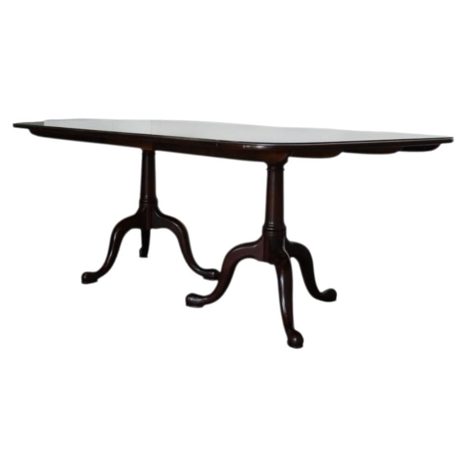 c1930 mahogany dining table attributed to Virginia Galleries Henkel Harris (1 of 10)