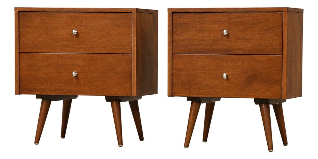 Pair of Mid Century Maple Nightstands by Paul McCobb (1 of 9)