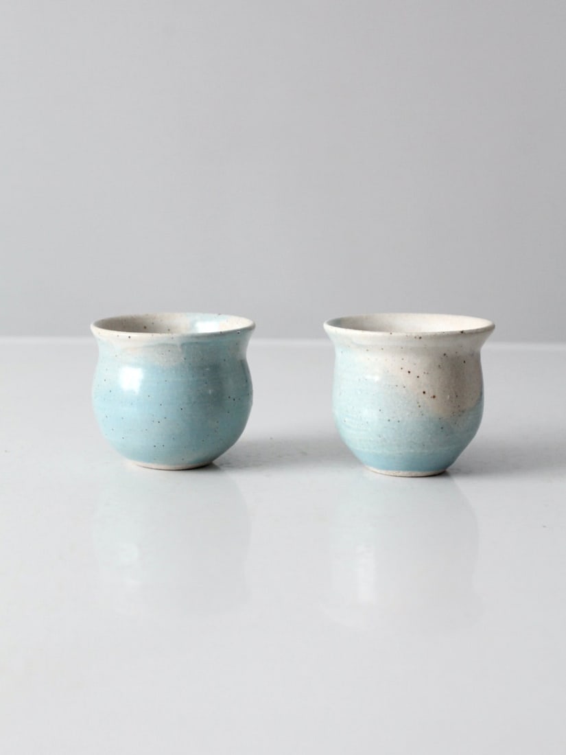 Vintage Pair of Hand-Made Studio Pottery Cachepots (1 of 8)