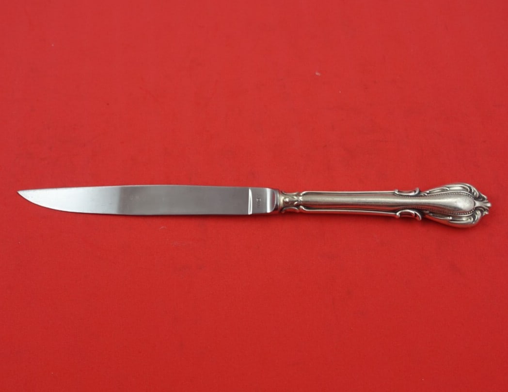 Camusso Boston Sterling Silver Steak Knife 8 3/8" Original: Camusso Boston Sterling Silver Steak Knife 8 3/8" Original Introducing the Boston Sterling Silver Steak Knife by Camusso, a perfect blend of elegance and functionality. This exquisite knife features a