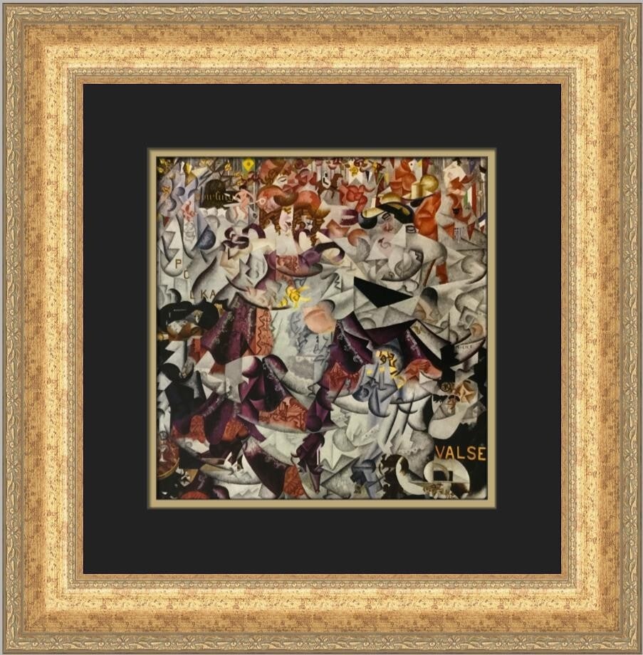 Gino Severini Dynamic Hieroglyph of the Tabarin Bell Framed Print 18x18 (1 of 2)