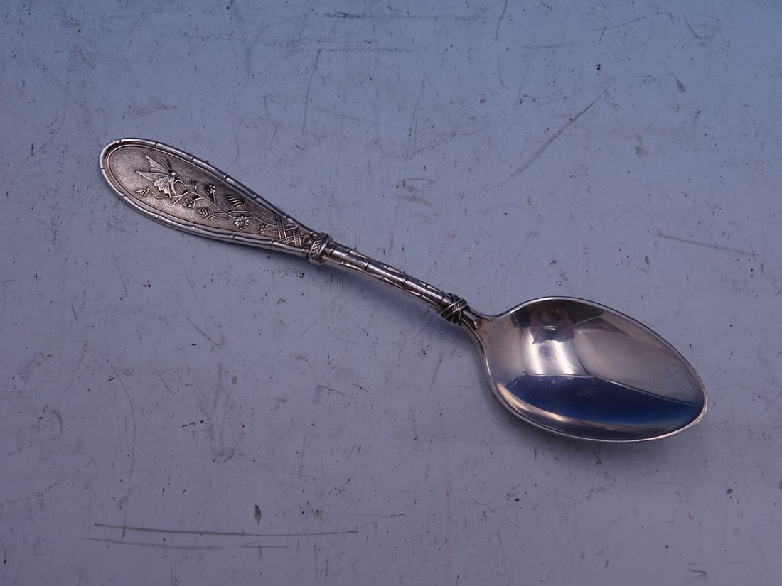 Whiting Victorian Sterling Silver 4 1/2" Butterfly Spoon Japanese Pattern (1 of 5)