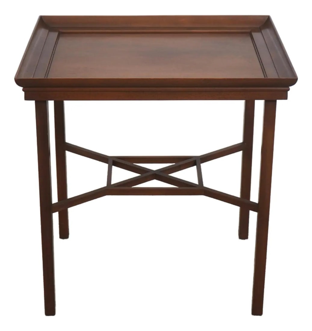 Mahogany Chippendale Lamp Table by Kittinger WA-1039 (1 of 10)