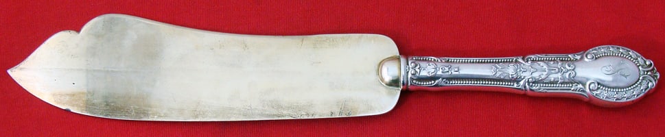 Gorham Tuileries Sterling Silver 12 Inch Ice Cream Slicer Monogrammed (1 of 1)