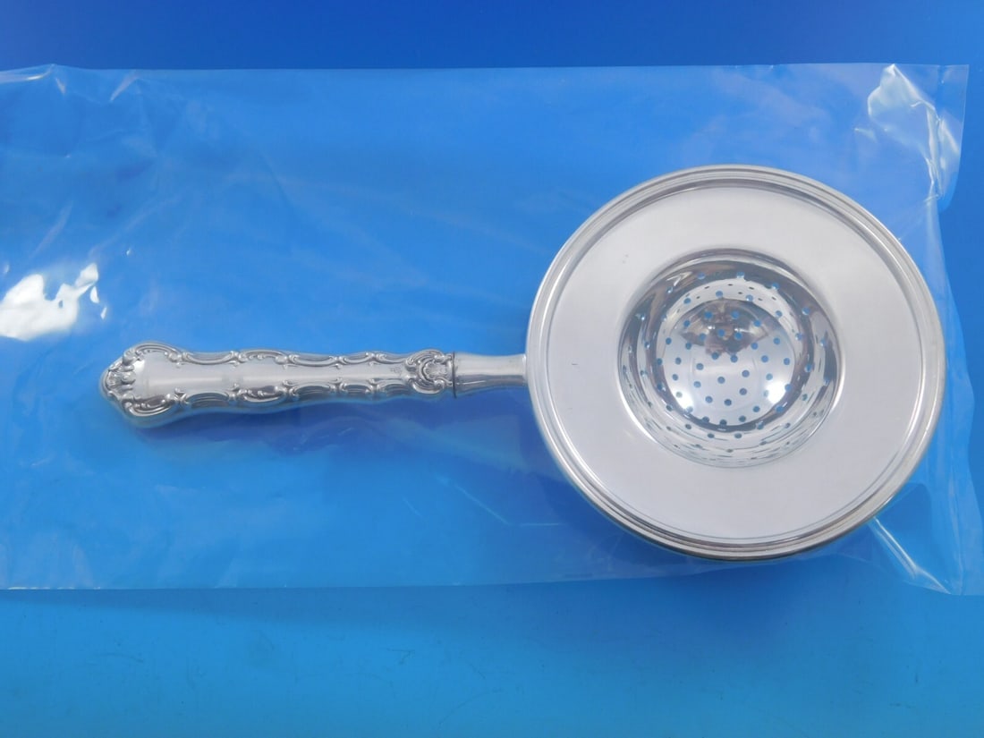Gorham Strasbourg Sterling Silver Custom Tea Strainer Over Cup (1 of 9)