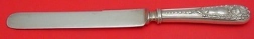 Watson-Newell Cherub Sterling Silver Hollow Handle Dinner Knife 9 1/2": Watson-Newell Cherub Sterling Silver Hollow Handle Dinner Knife 9 1/2" Sterling silver dinner knife in the Cherub pattern by Watson-Newell. This hollow handle flatware piece measures 9 1/2 inches and 