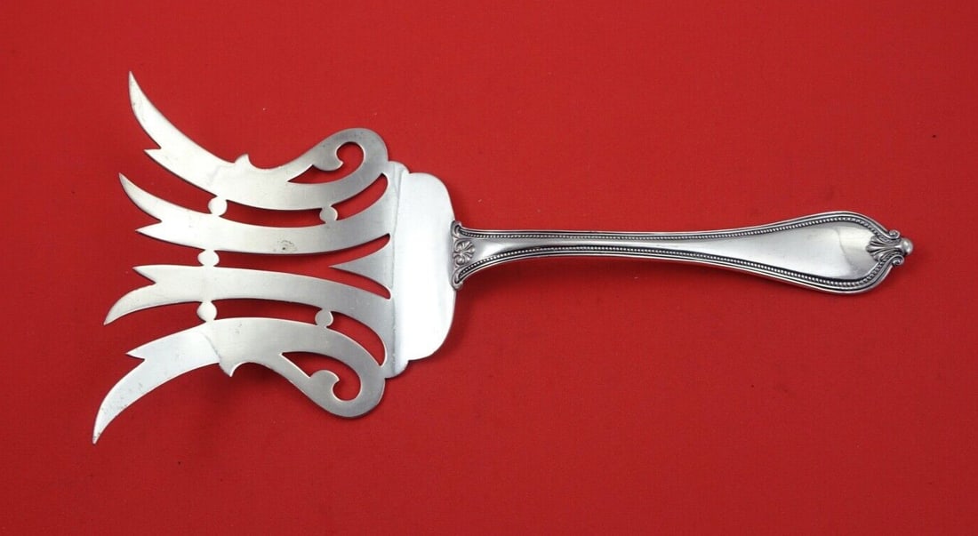 Towle Old Newbury Sterling Silver Asparagus Fork 9.5" Serving Piece: Towle Old Newbury Sterling Silver Asparagus Fork 9.5" Serving Piece This exquisite Old Newbury asparagus fork by Towle features a beautifully crafted design, perfect for serving asparagus and other de