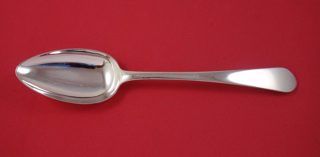 Lunt Early American Plain Sterling Serving Spoon 8 5/8 in (1 of 1)