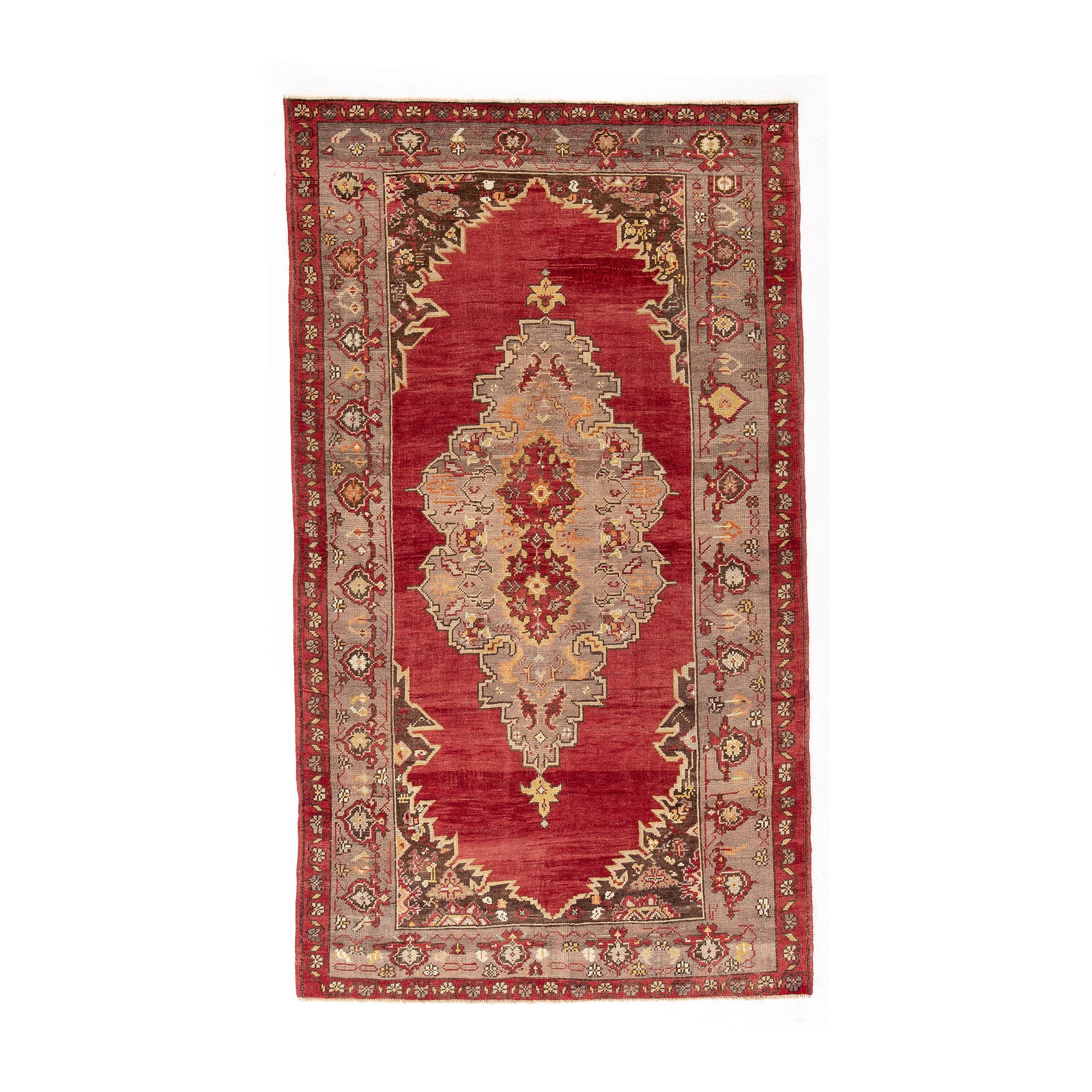 Authentic Handmade Anatolia Wool Carpet 53.1 x 89.4 Inches (1 of 8)