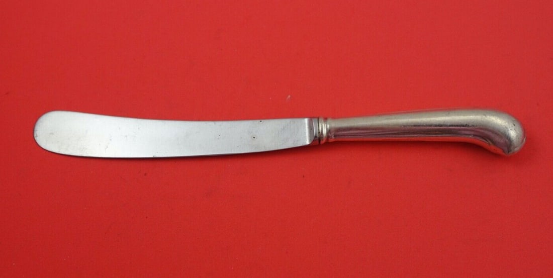 Sturbridge Knife by Old Newbury Crafters ONC Sterling Silver Pistol Handle 9 1/4": Sturbridge Knife by Old Newbury Crafters ONC Sterling Silver Pistol Handle 9 1/4" Presenting the Sturbridge pattern knife by Old Newbury Crafters, crafted from high-quality sterling silver. This exqui