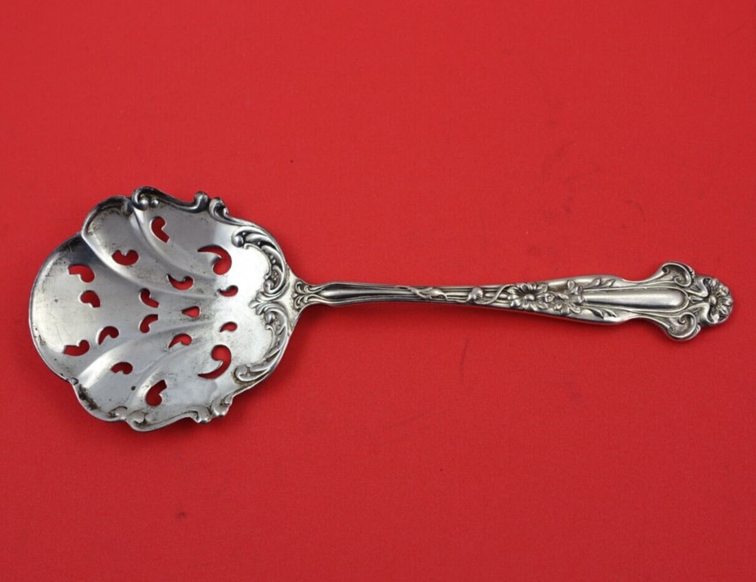 Blackinton Daisy Sterling Silver 8 Inch Tomato Server (1 of 3)