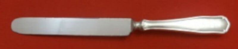 Shreve Dolores Sterling Silver Dinner Knife 9 1/2 Vintage Flatware: Shreve Dolores Sterling Silver Dinner Knife 9 1/2 Vintage Flatware Discover the elegance of the Dolores pattern with this exquisite dinner knife by Shreve. Crafted from sterling silver with a hollow h