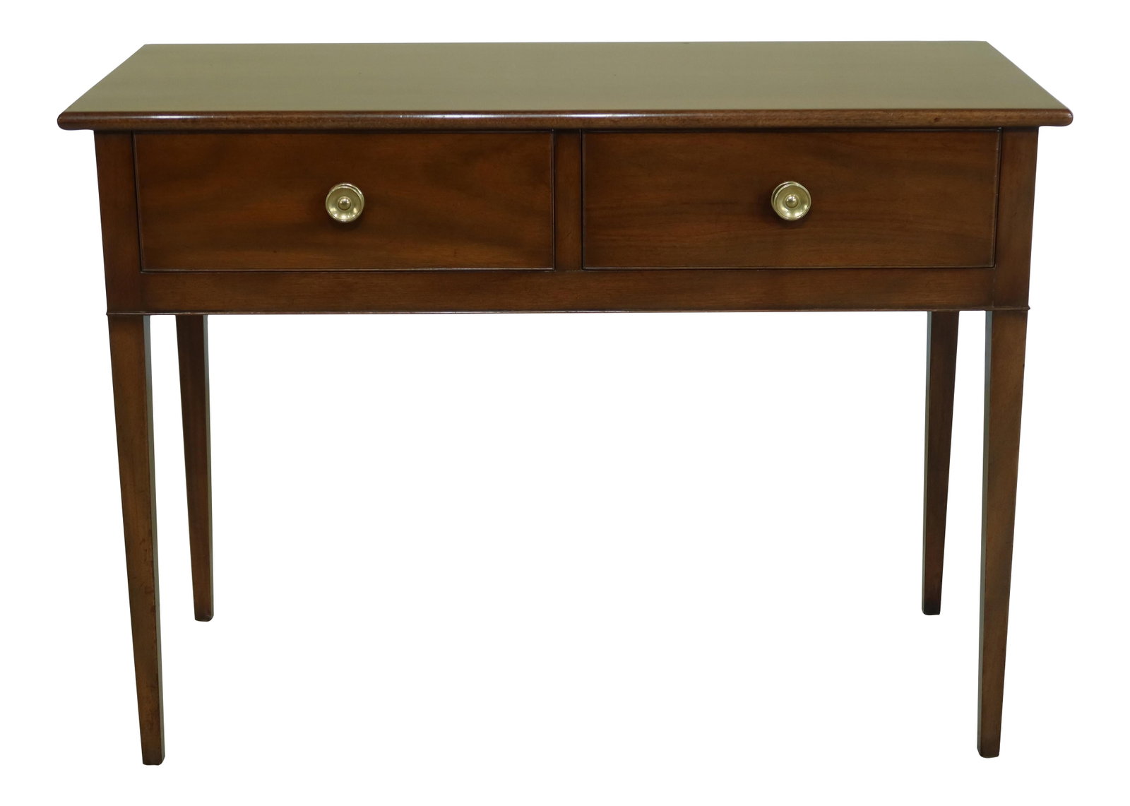 Kittinger Colonial Williamsburg Mahogany Server 48 x 20.5 x 35: Kittinger Colonial Williamsburg Mahogany Server 48 x 20.5 x 35 This exquisite Colonial Williamsburg mahogany server is approximately 40 years old and features elegant tapered legs along with two spaci