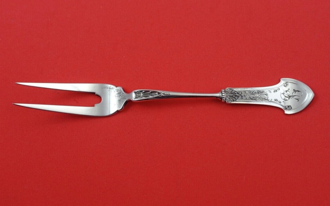 Gorham Corinthian Sterling Silver 6 Inch Lobster Pick Fork: Gorham Corinthian Sterling Silver 6 Inch Lobster Pick Fork This exquisite lobster pick is part of the renowned Corinthian pattern by Gorham, crafted from high-quality sterling silver. Measuring 6 inch