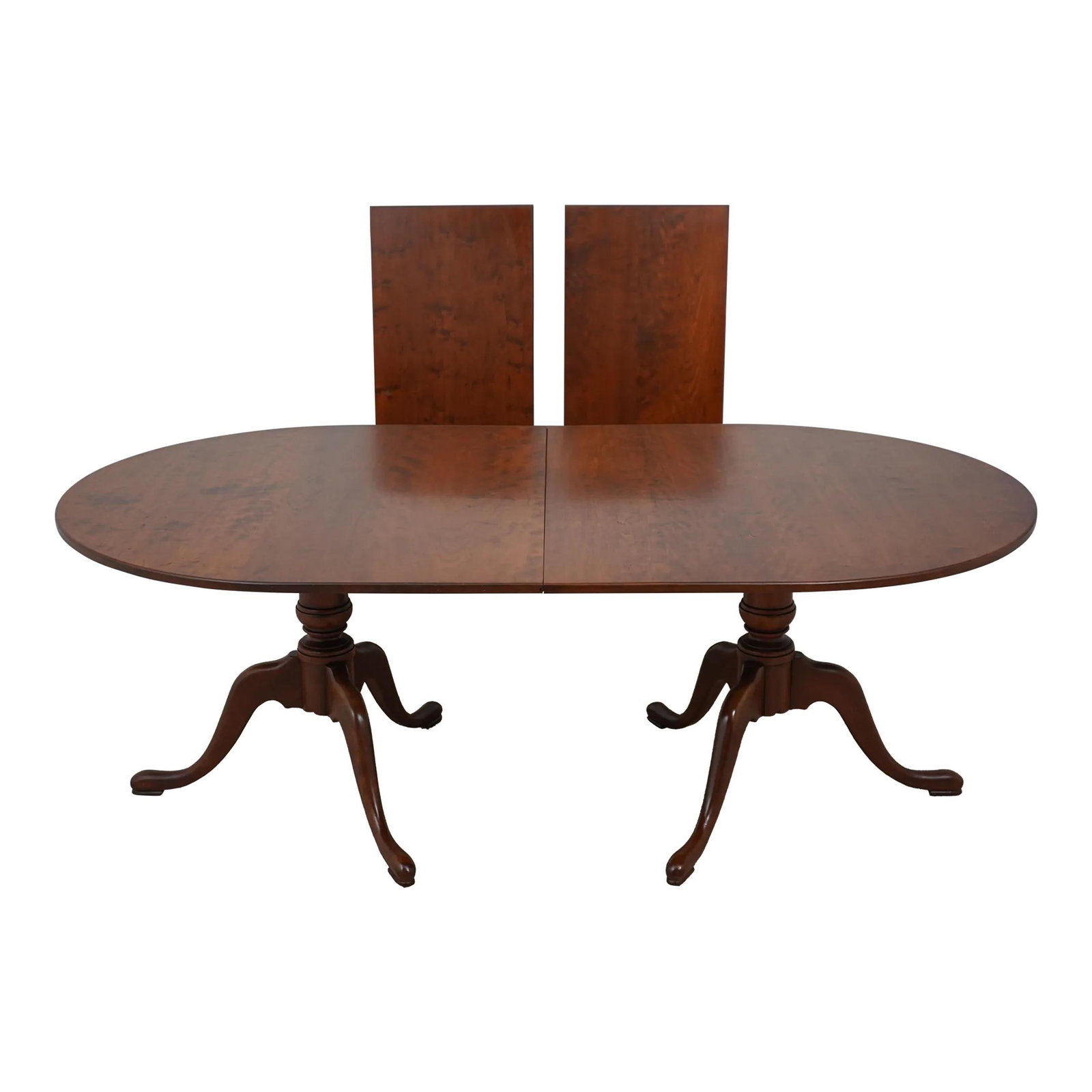 Eldred Wheeler Solid Cherry Country Style Dining Table with Leaves (1 of 10)