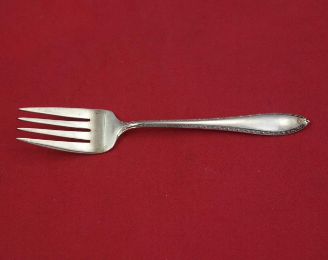 Linden Salad Fork by SSMC-Saart Sterling Silver 6 Inch (1 of 2)
