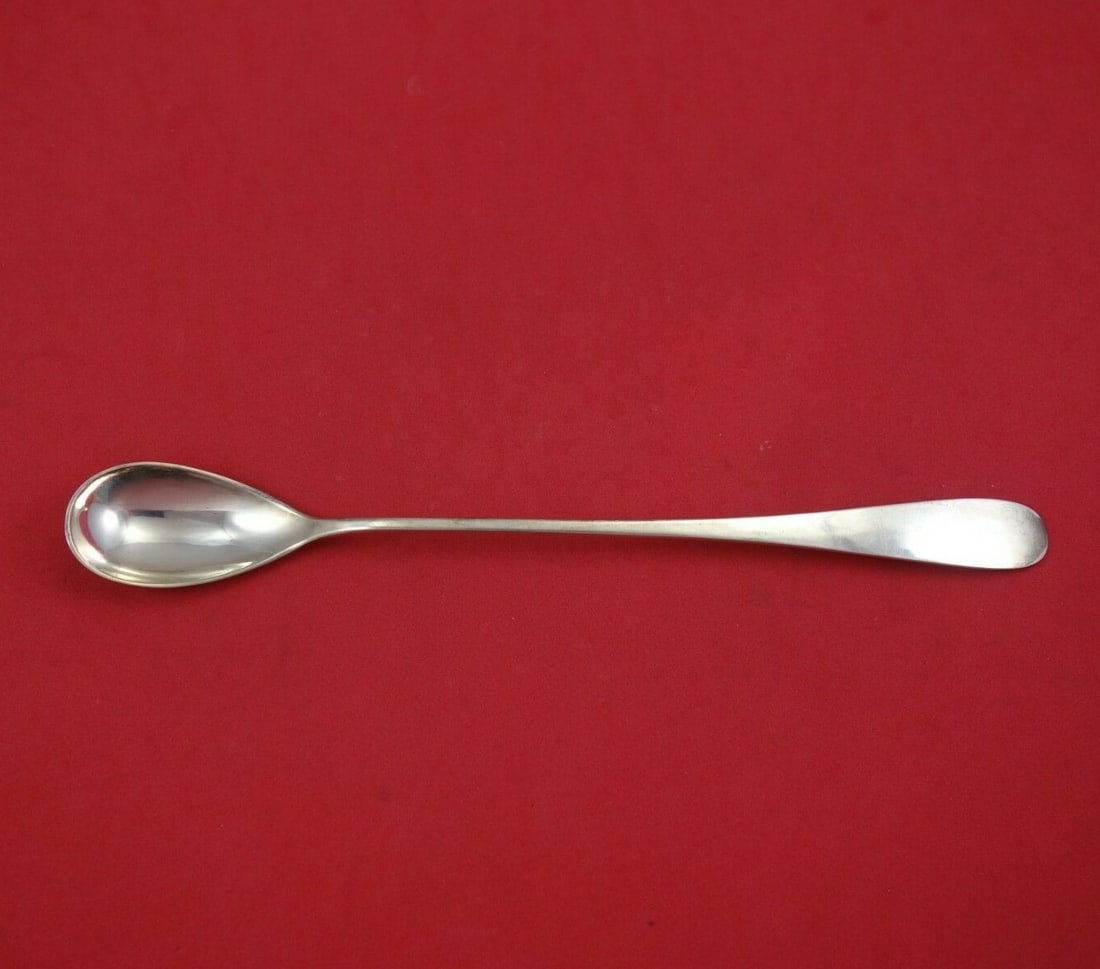 Porter Blanchard Round Sterling Silver Iced Tea Spoon 8 Inch: Porter Blanchard Round Sterling Silver Iced Tea Spoon 8 Inch This elegant iced tea spoon is crafted from high-quality sterling silver and features the classic Round pattern by Porter Blanchard. With a