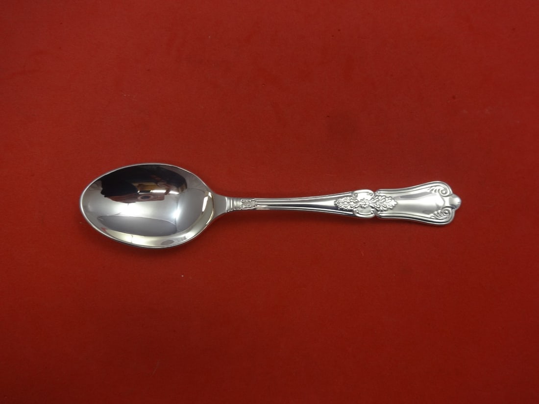 Carrs Regency Sterling Silver Teaspoon 5 7/8 Inch: Carrs Regency Sterling Silver Teaspoon 5 7/8 Inch This Regency by Carrs Sterling Silver Teaspoon measures 5 7/8" and showcases the elegant Regency pattern. Crafted from high-quality sterling silver, t