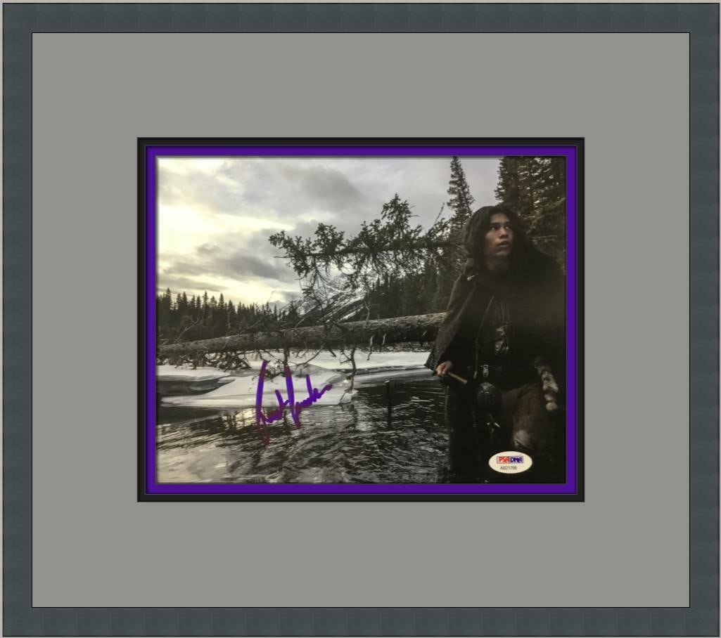 Forrest Goodluck Signed 8x10 Photo The Revenant Custom Framed PSA/DNA COA (1 of 6)