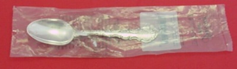 Gorham Strasbourg Sterling Silver Teaspoon 5 7/8 inches Factory Sealed: Gorham Strasbourg Sterling Silver Teaspoon 5 7/8 inches Factory Sealed Introducing the Strasbourg Sterling Silver Teaspoon by Gorham, a stunning piece that beautifully embodies the rococo style. This 