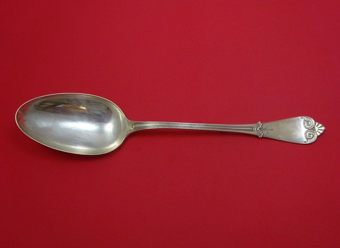 Tiffany & Co Beekman Sterling Silver Serving Spoon 12 1/4 Inch: Tiffany & Co Beekman Sterling Silver Serving Spoon 12 1/4 Inch This exquisite Beekman pattern stuffing spoon, crafted by Tiffany & Co., is a remarkable example of fine sterling silverware. Measuring 1