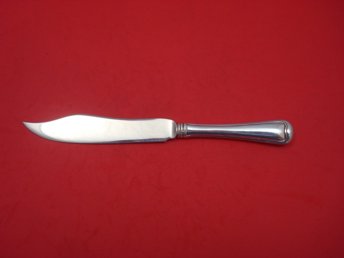 Gorham Old French Sterling Silver Fish Knife 7 3/8" Short Handle: Gorham Old French Sterling Silver Fish Knife 7 3/8" Short Handle Introducing the Old French by Gorham Sterling Fish Knife, a classic piece that effortlessly combines elegance and functionality. This a