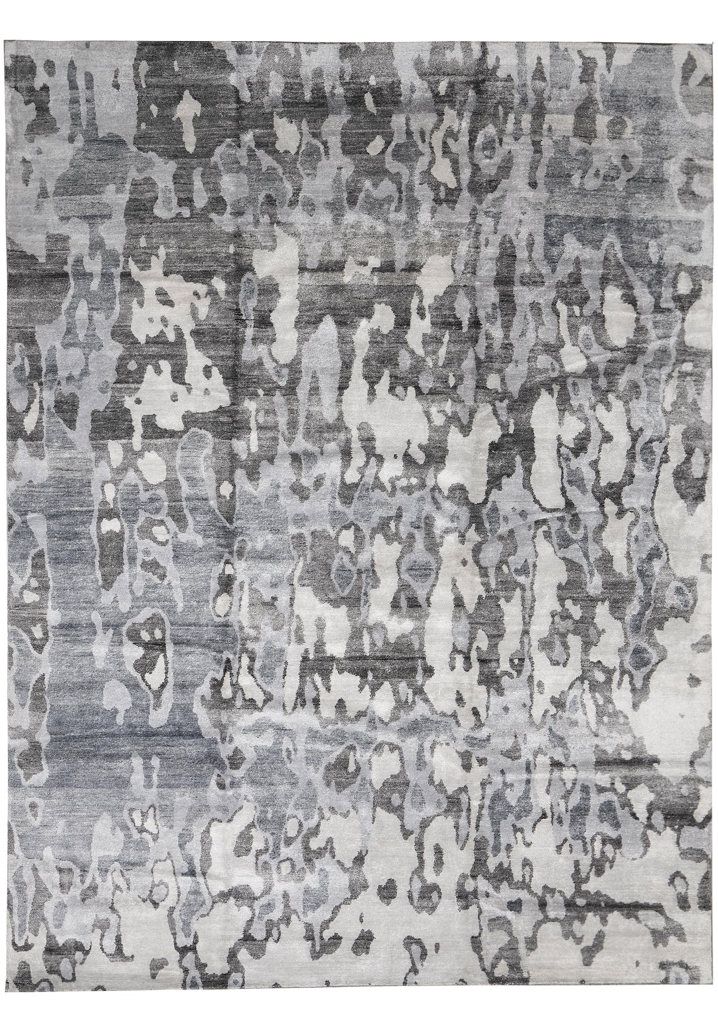 9 x 12 Contemporary Handmade Gray Wool Rug: 9 x 12 Contemporary Handmade Gray Wool Rug Free continental US Shipping This contemporary handmade rug features a sophisticated gray color and a minimalist design, offering a refined foundation for a 