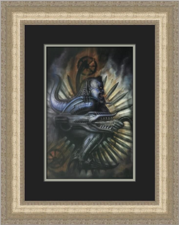 H.R. Giger Goho Dohji Custom Framed Art Print 20 x 17 (1 of 2)