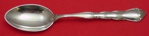 Sterling Silver Serving Spoon Cheryl Pattern by Kirk 8.75 Inch: Sterling Silver Serving Spoon Cheryl Pattern by Kirk 8.75 Inch This is a Cheryl pattern serving spoon crafted in sterling silver by Kirk. The spoon measures 8 3/4 inches in length and is not monogramm