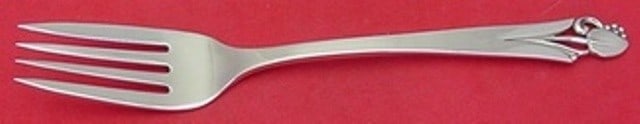Frank Smith Woodlily Sterling Silver Fork 7.5 Inch Flatware: Frank Smith Woodlily Sterling Silver Fork 7.5 Inch Flatware Discover the elegance of the Woodlily pattern with this sterling silver regular fork by Frank Smith. Measuring 7 1/2 inches, this exquisite 