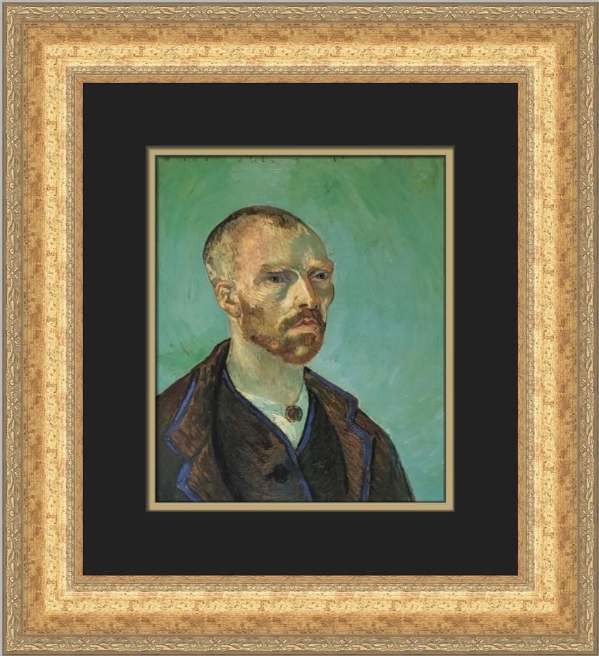 Vincent Van Gogh Self-Portrait Custom Framed Print 1979 Expressionism (1 of 2)