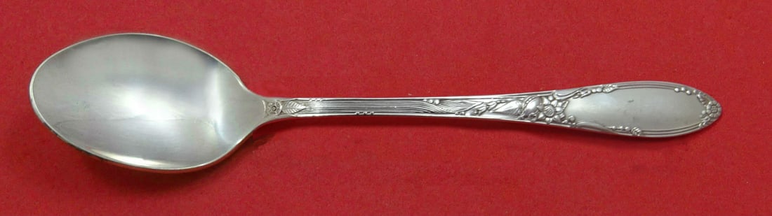 Oneida Virginian Sterling Silver Custom Infant Feeding Spoon 5 3/4" (1 of 1)
