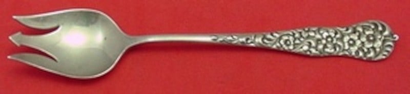 Dominick Haff Rococo Sterling Ice Cream Fork 5 3 8 (1 of 2)