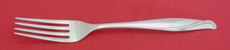 Alvin Spring Bud sterling silver 8 inch dinner fork: Alvin Spring Bud sterling silver 8 inch dinner fork A Sterling Silver dinner fork in the Spring Bud pattern by Alvin. This post-1940 piece is made in the United States and is not monogrammed. It is of